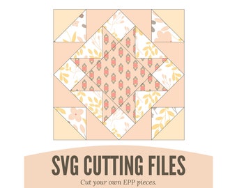 SVG "The Weaver's Daughter" EPP Cut Files, English Paper Piecing Template