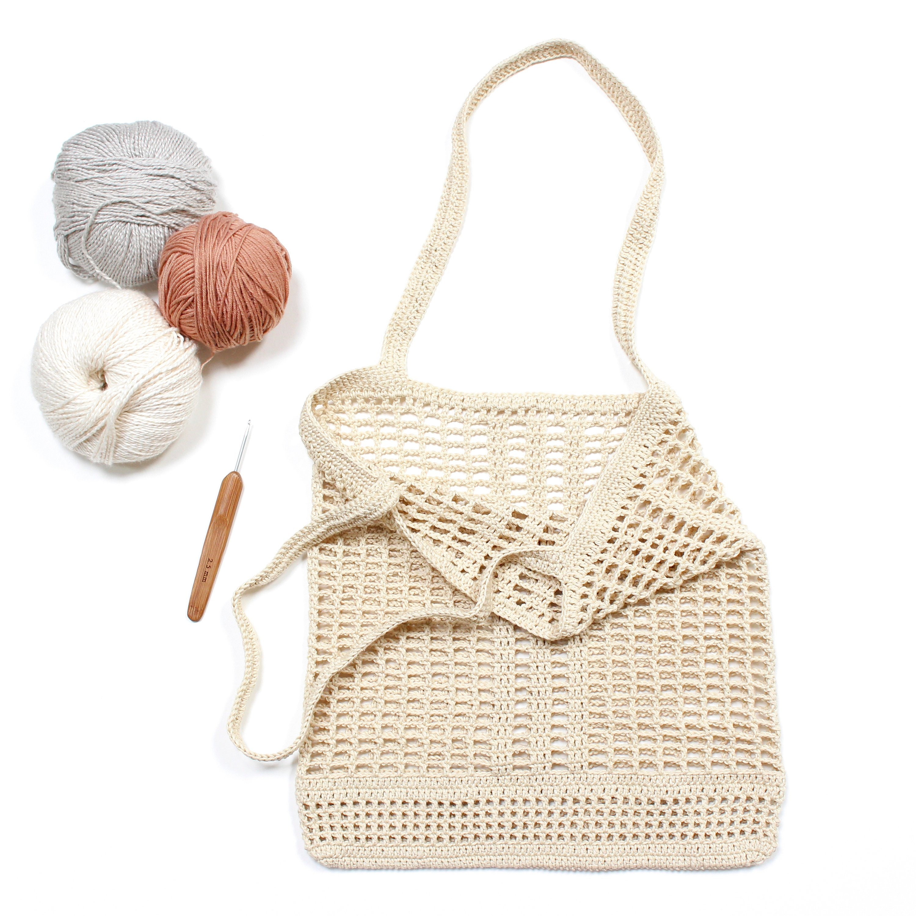 Easy Crochet Net Bag Pattern Etsy