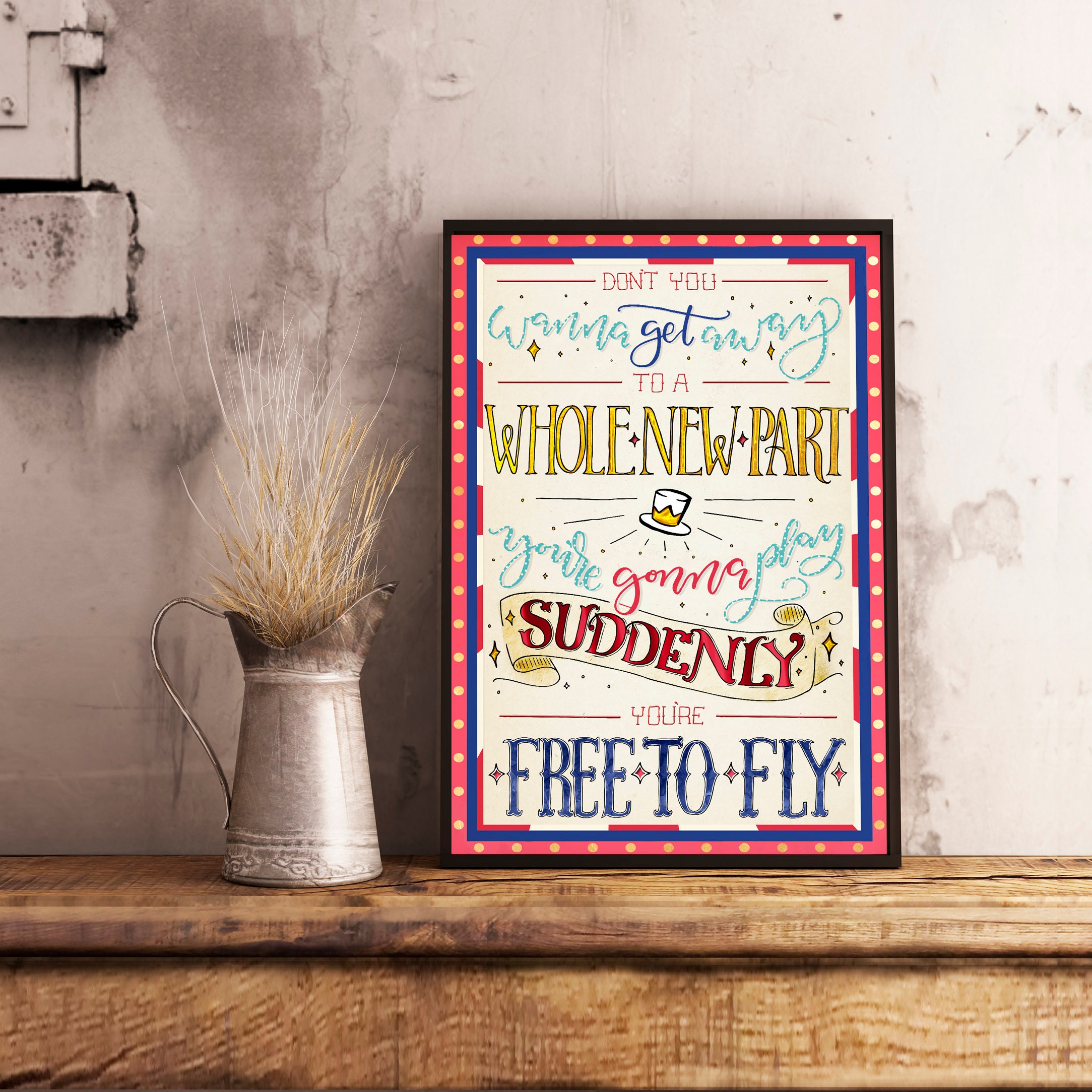 The Other Side The Greatest Showman Lyrics The Other Side, the Greatest Showman Lyrics | Hand-lettered Digital