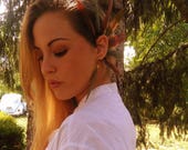 Ear Cuff Feather,Boho ear cuff,Earrings,Tribal Ear Cuff,Hair Accessories,Hippie,Native american,Indian Boho,Statement Jewelery,Festival