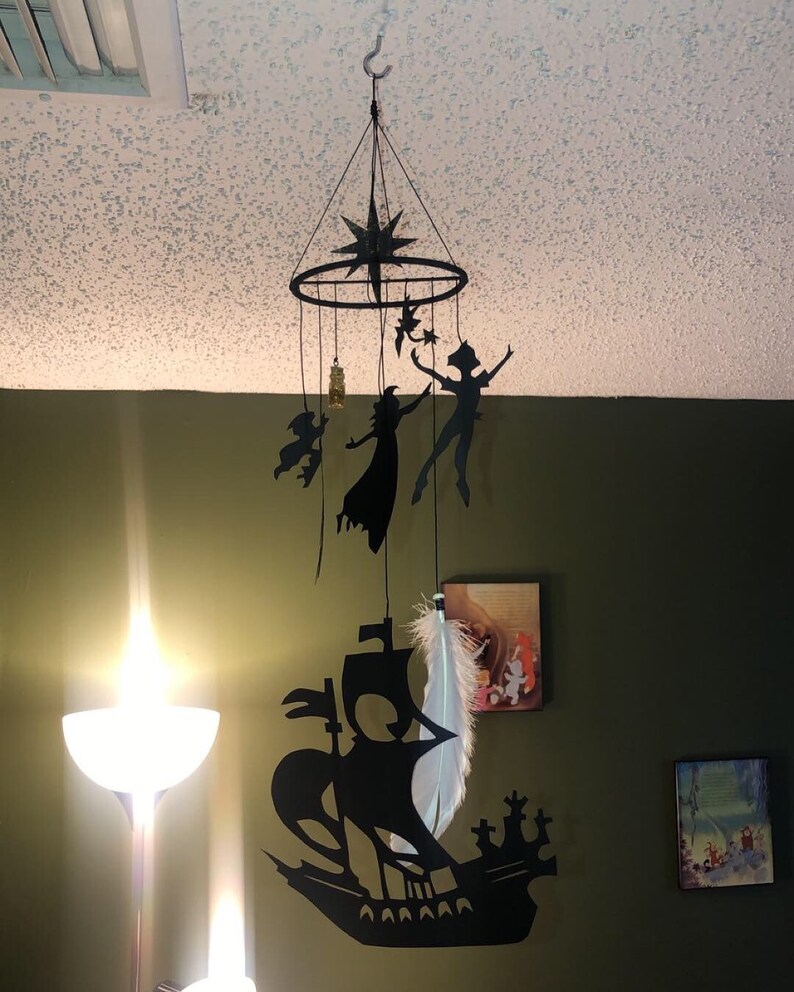 Peter Pan Nursery Peter Pan Mobile Nursery Decor Peter Etsy