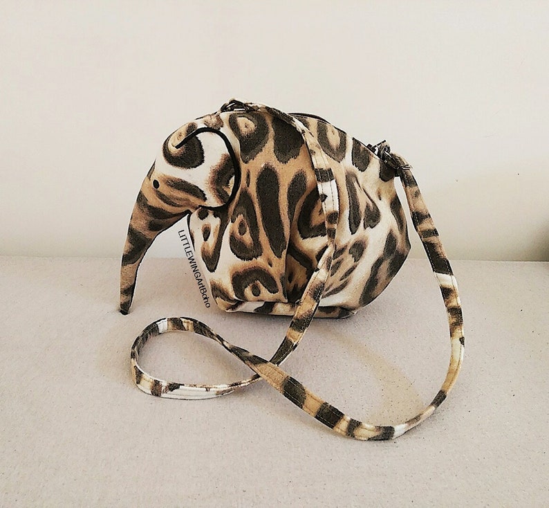 Elephant bag,Brown Elephant Bag,Beige Bag,Crossbody Bag,Boho bag,Elephant purse,Handmade bag,Bohemian Boho Bag,Spirit Animal,Elephant Purse