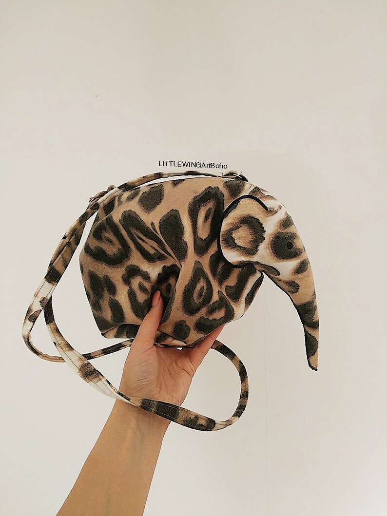 Elephant bag,Brown Elephant Bag,Beige Bag,Crossbody Bag,Boho bag,Elephant purse,Handmade bag,Bohemian Boho Bag,Spirit Animal,Elephant Purse