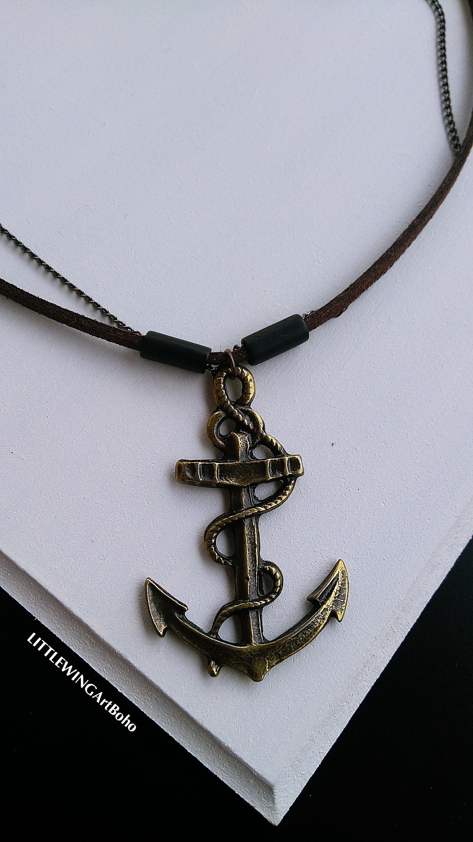 Anchor necklace for menNecklaces For ManMen's anchor Etsy