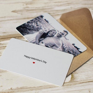 Personalised Photo & Message Plastic Card Keepsake