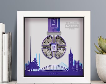 Dublin Marathon Personalised Medal Frame 25