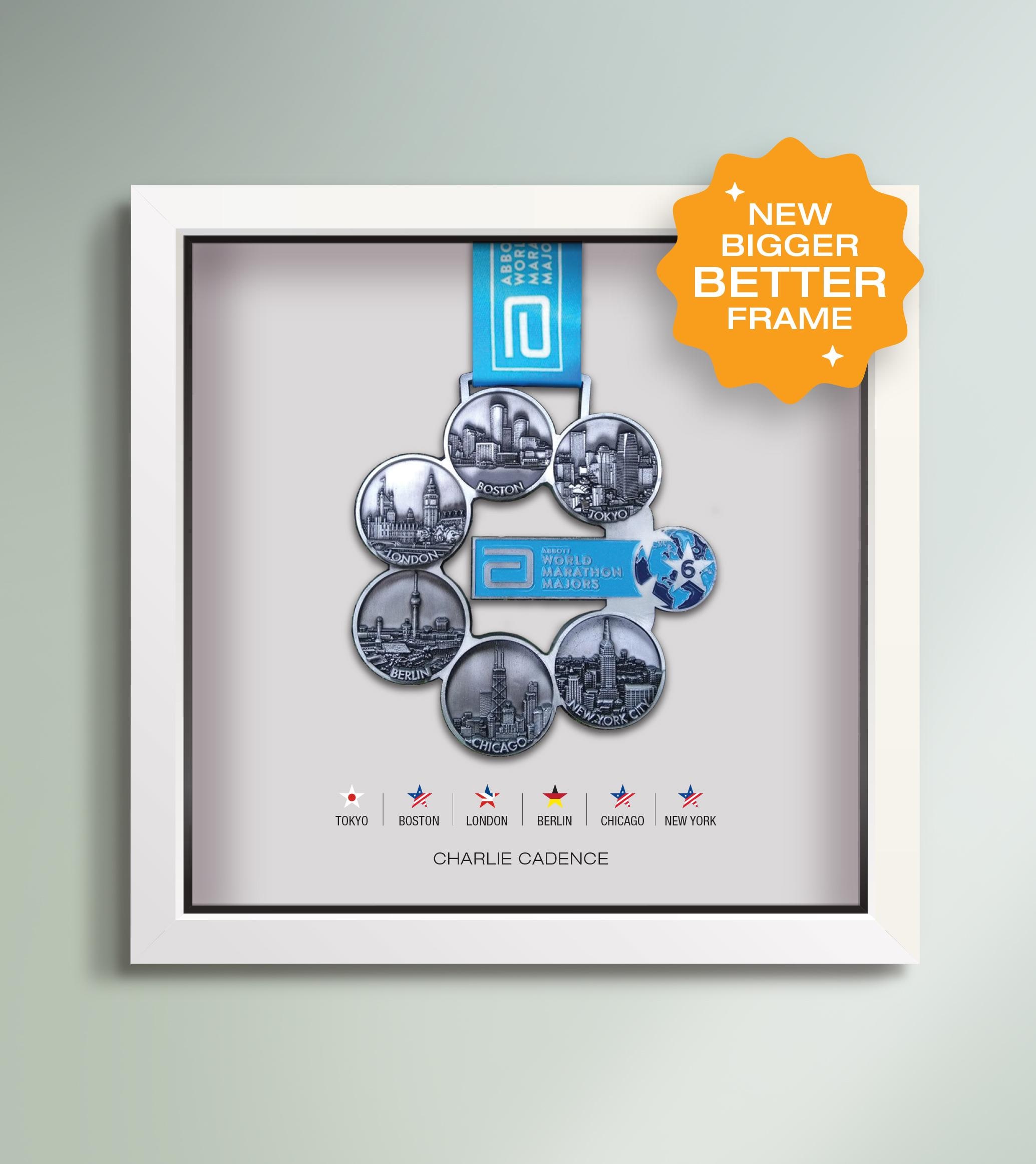 アメリカ米軍　メダル付フォトフレーム ワールドマラソンメジャーズ シックススターメダルフレーム - Etsy 日本