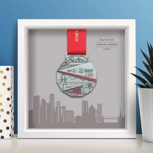 Vancouver Marathon Personalised Medal Frame