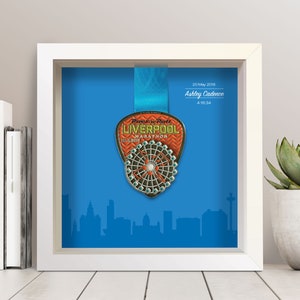 Personalised Liverpool Rock n Roll Marathon 2018 Medal Frame