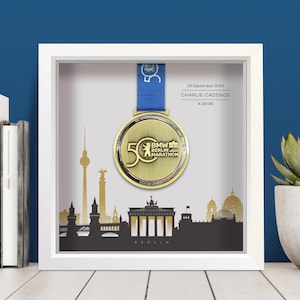 Berlin Marathon Personalised Medal Frame 24