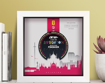 Brighton Marathon Personalised Medal Frame 2026