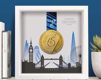 Médaille Marathon De Londres 2025 - Chêne Massif - Gravée Et Personnalisable - Neuve