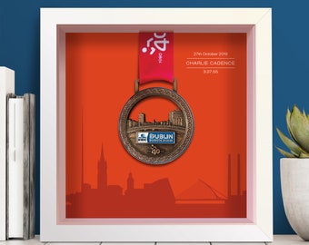 Dublin Marathon Personalised Medal Frame