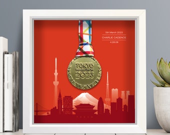 Tokyo Marathon Personalised Medal Frame 23