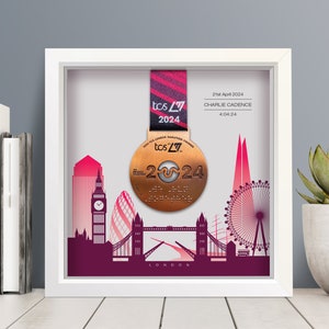 London Marathon gepersonaliseerde medaillelijst 2024