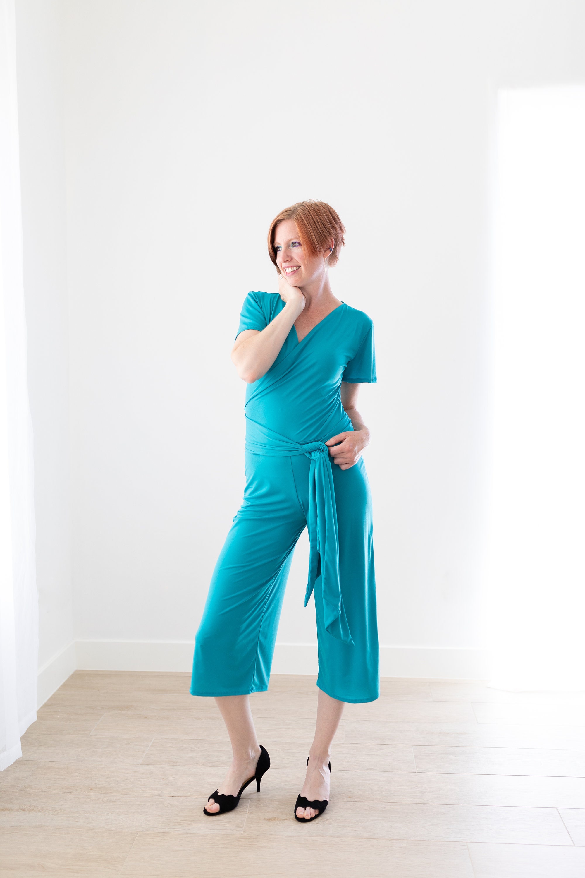 eggplant color jumpsuit