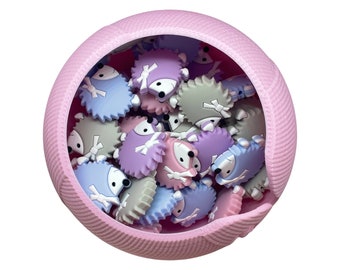 Hedgehog - Knitting Needle Stoppers (Pair)