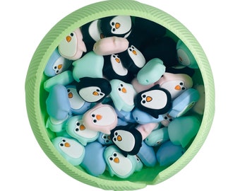 Penguin - Knitting Needle Stoppers (Pair)