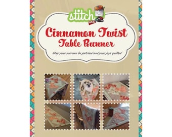 Paper Pattern and Fabric Kit for Cinnamon Twist Table Runner Pattern