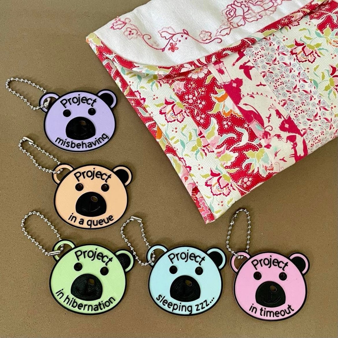 Project Bag Tags - Multicoloured - Etsy