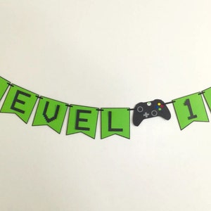 Gaming birthday banner