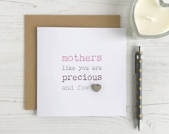 Mothers Day Card | Sentimental Card For Mum | Thank You Mum | Mothers Are Precious