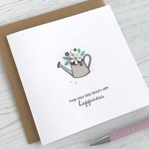 Gardener Birthday Card | Watering Can | Blooming Lovely Birthday
