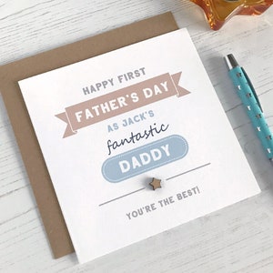 Première carte typographique pour la fête des pères