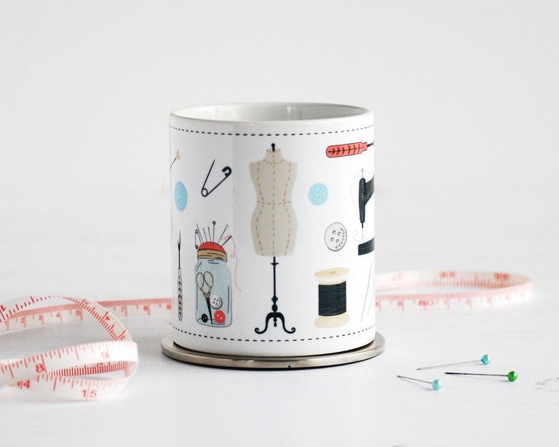 Personalised Sewing Mug Gift for Sewists Dressmakers Etsy