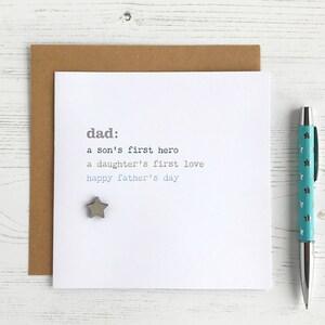 Sentimentele Vaderdagkaart | Verjaardagskaart voor papa | Speciale kaart voor papa
