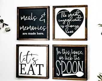 3D Lettered Modern Farmhouse Kitchen Wall Decor