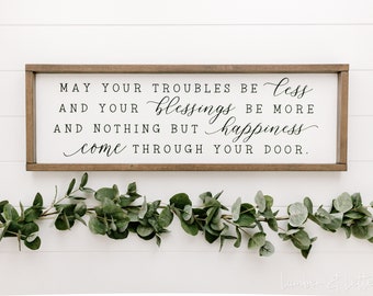 Irish Blessing Living Room Wall Decor Modern Farmhouse Living Room Sign Master Bedroom Wall Decor Entry Way Signs Irish Blessings Wall Art