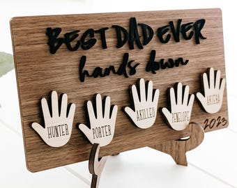 Best Dad Ever Hands Down Fathers Day Gift For Men Gift From Kids To Dad For Fathers Day