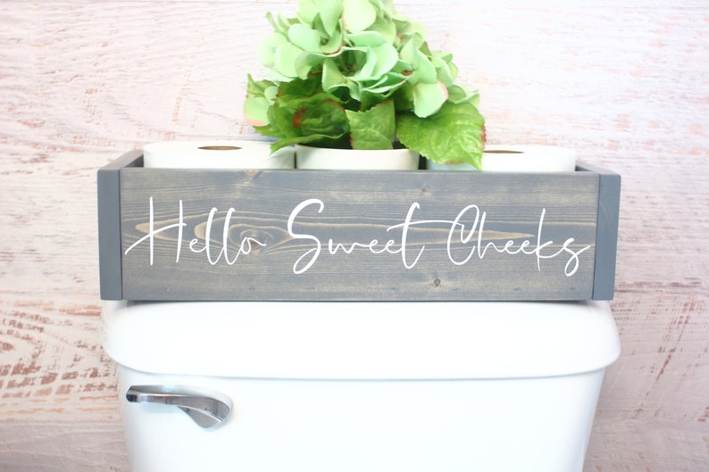 Toilet Paper Holder Bathroom Decor image 2