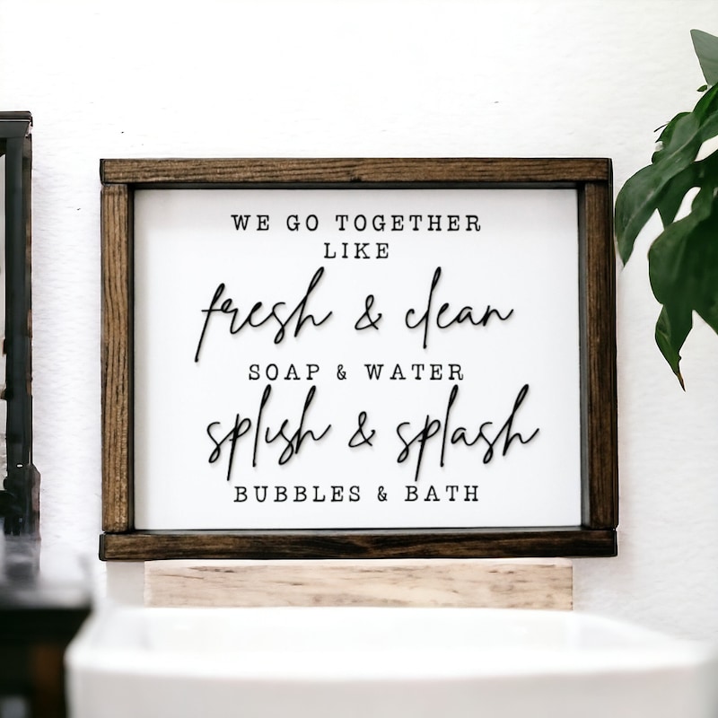 Master Bathroom Art - Etsy