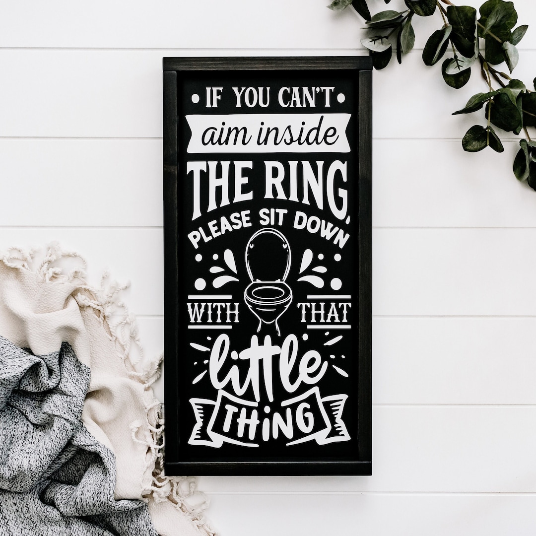 10x20 Funny Boys Bathroom Wall Decor Kids Bathroom Decor Kids Bathroom ...