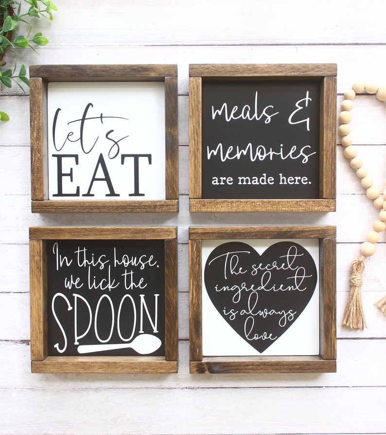 Meals And Memories Are Made Here Kitchen Sign Etsy
