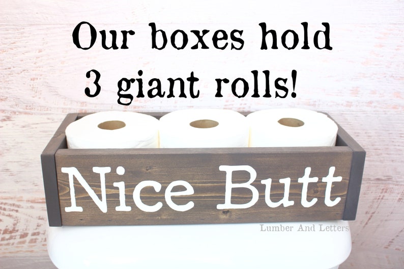 Toilet Paper Holder Bathroom Decor image 1