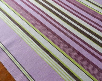 Vintage Striped Linen Fabric: Swedish Woven Cloth, 5.8 Yards - Etsy