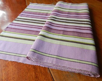 Vintage Striped Linen Fabric: Swedish Woven Cloth, 5.8 Yards - Etsy
