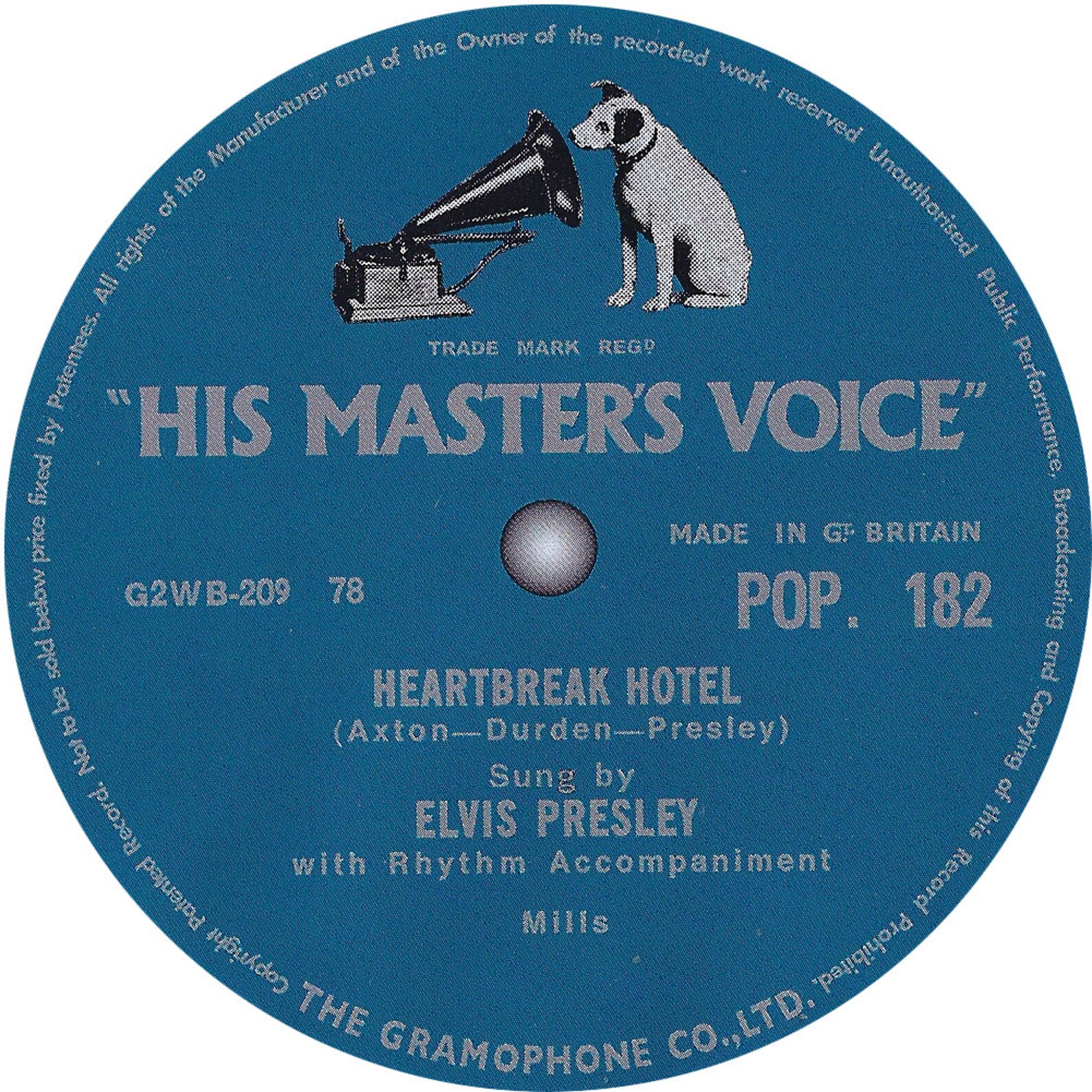 【期間限定送料無料】 Elvis Presley Record Breakers アート・デザイン・音楽 アート・デザイン・音楽