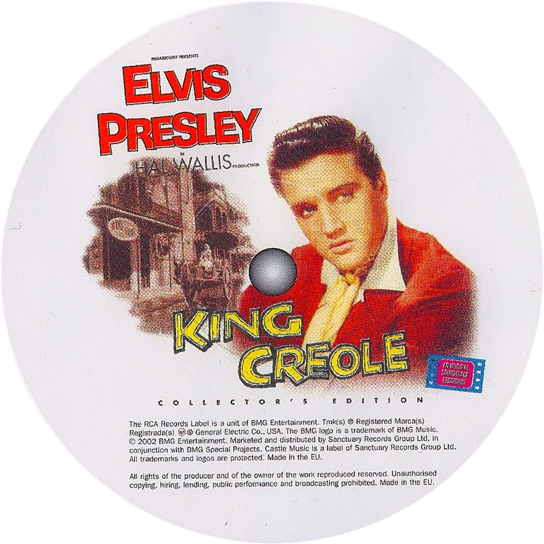 Elvis Presley record label stickers. Sun records. HMV. RCA. | Etsy