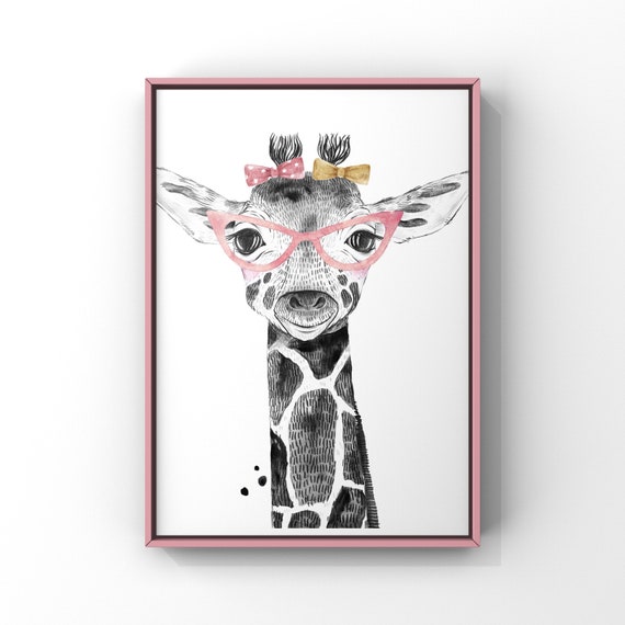 pink wall art baby animal prints nursery printable animal prints baby