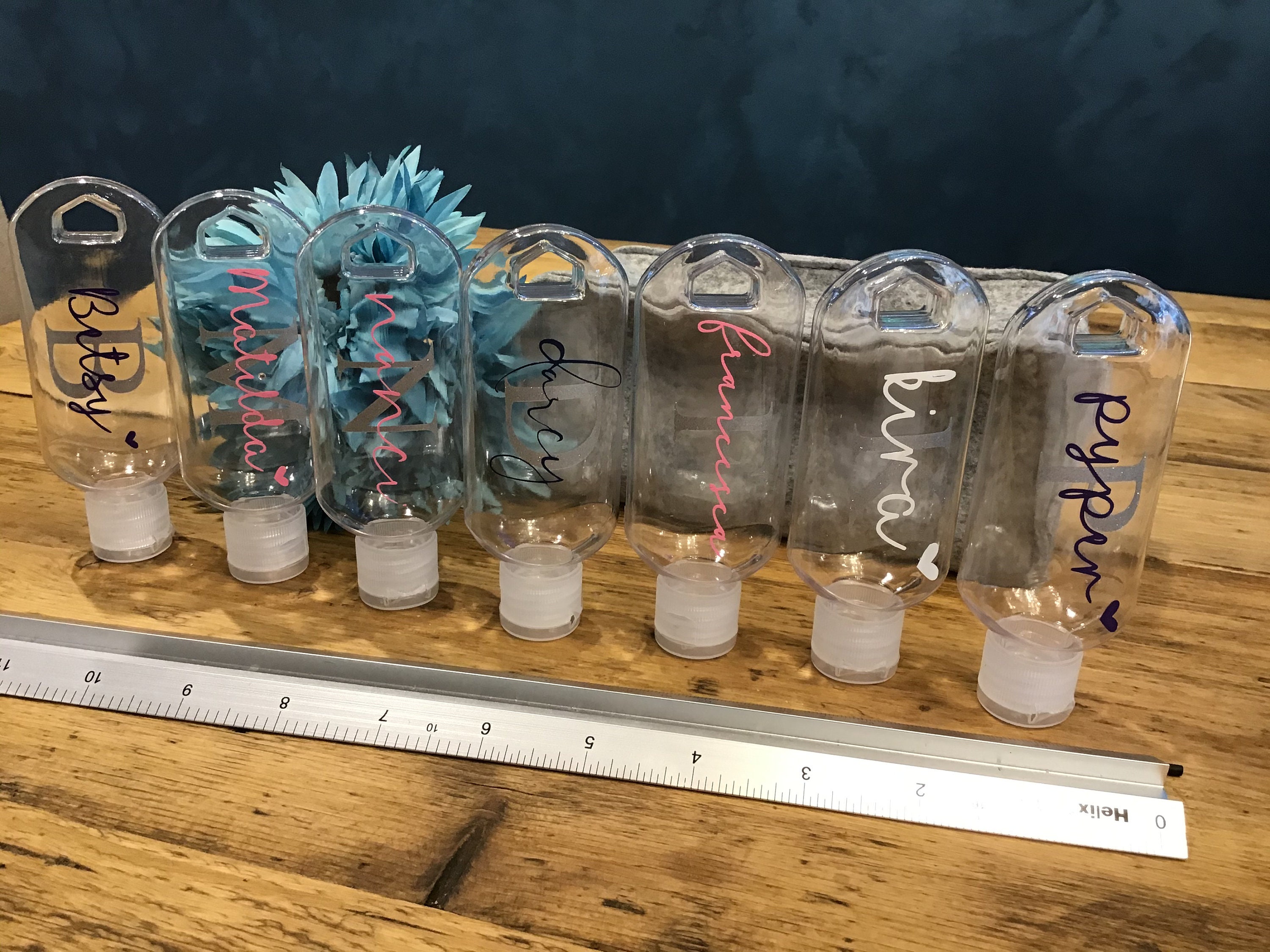 Personalised Hand Sanitizer Bottles Etsy