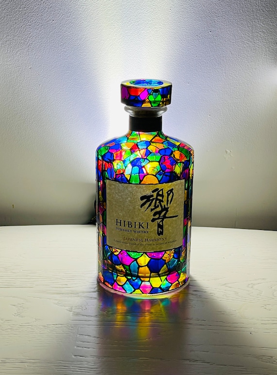 Stained Glass Bottle, Hand-painted Bottle to Order, Bottle  display picture 1