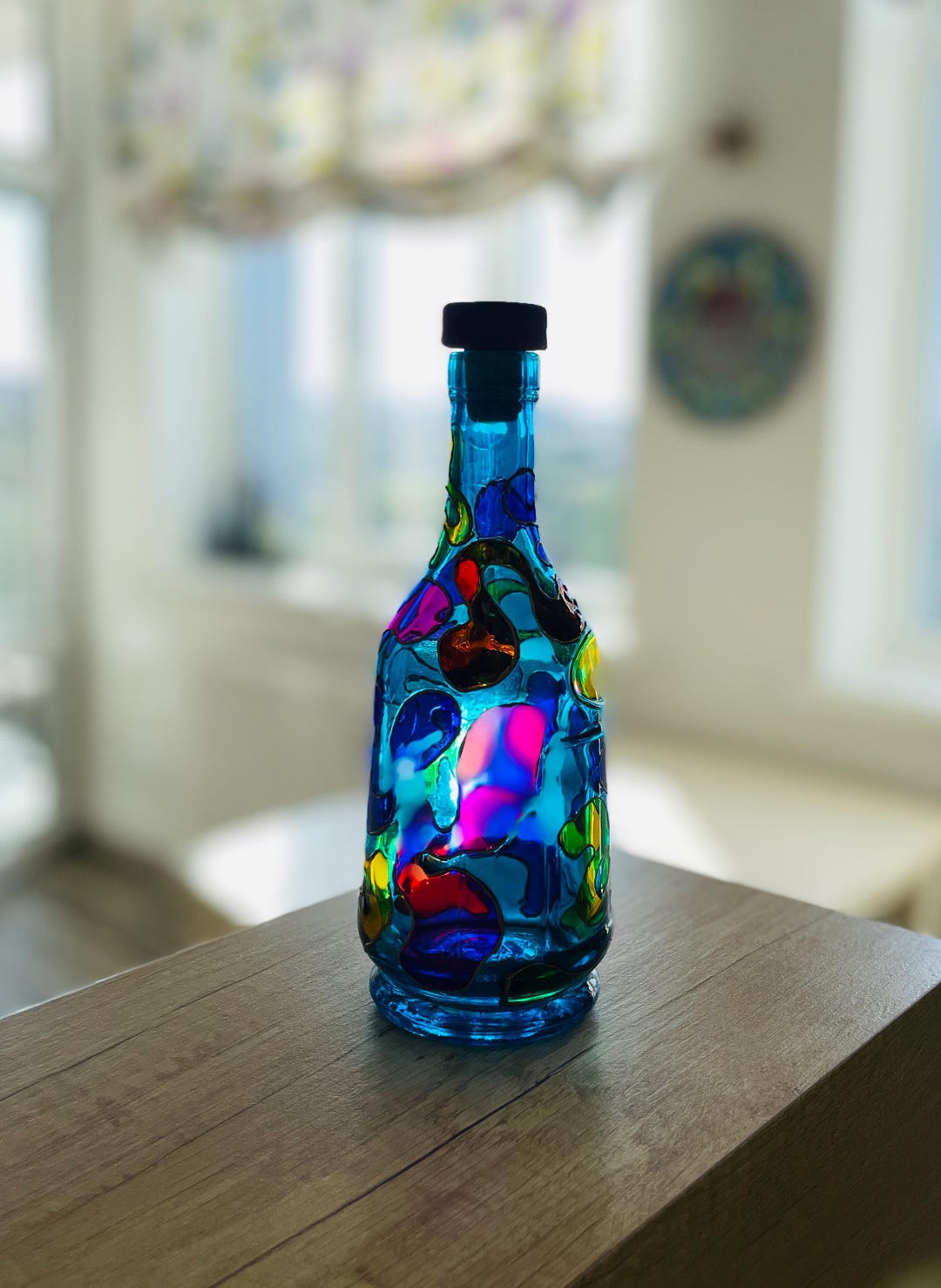 Hand painted itty-bitty bottle Mini Hand Painted Bottles | SharityBOXX.com main image 3