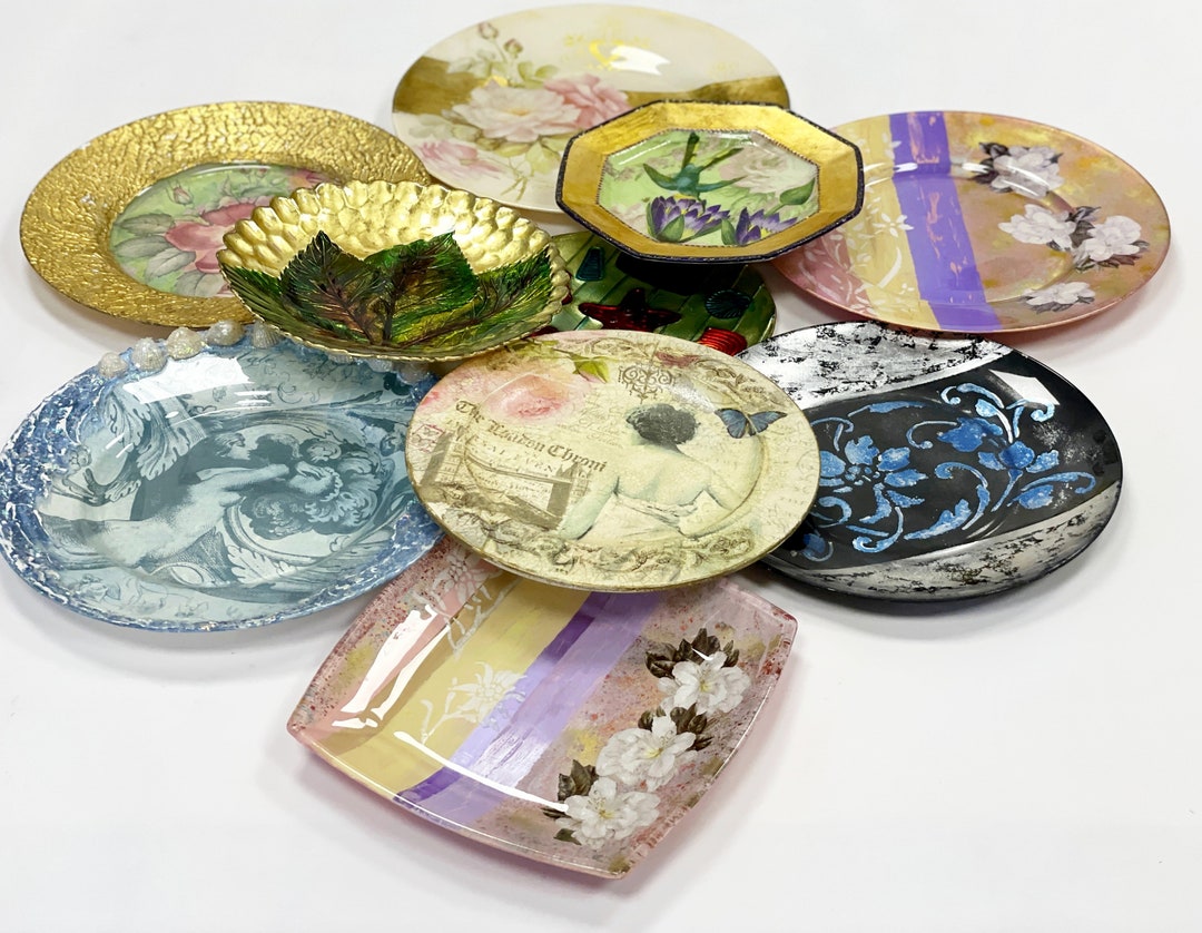 Collection Plates, Decorative Plates Ready to Ship and to Order