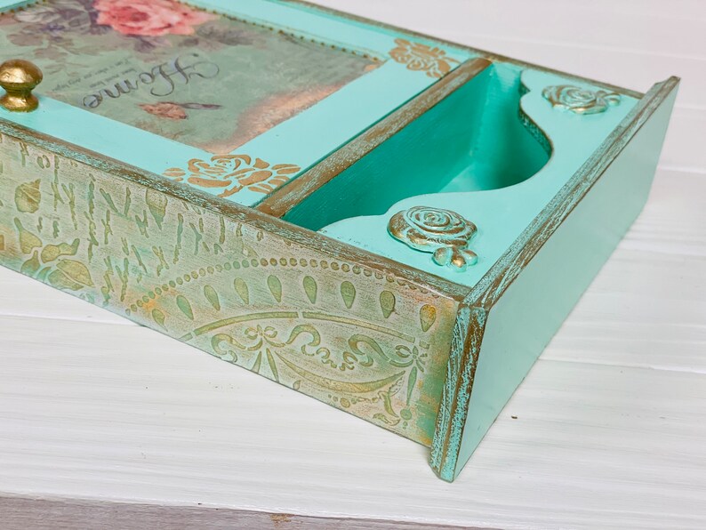 Rustic Wall Key Key Holder Wooden Box Home Sweet Etsy