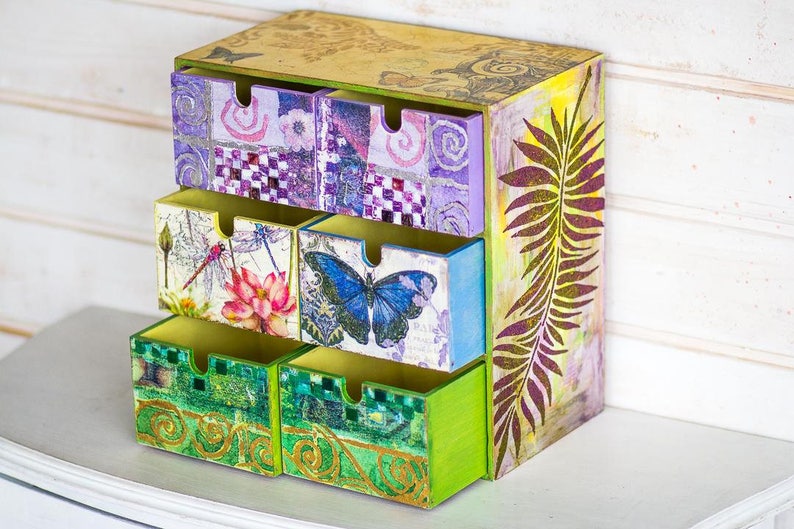 Mini Chest Of Drawers Makeup Organizer Wooden Mini Chest Of Drawers Makeup Organizer