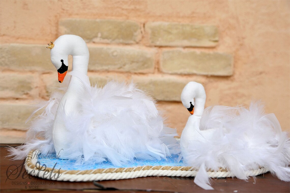 White Swans, Swans, Swans Lake, Baptism, Home Decoration, Baby Room ...